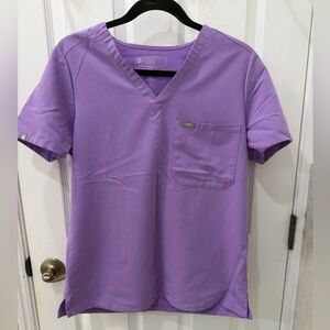 Figs Catarina Lavandería V-Neck Scrub Top